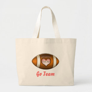Bolso De Tela Gigante Equipo de fútbol Mamá