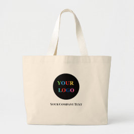 Bolso De Tela Gigante Equipo de Oficina y Marca Minimalista Moderna Pers
