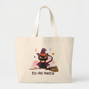 Bolso De Tela Gigante Eres Un Gato Brujo Magnífico