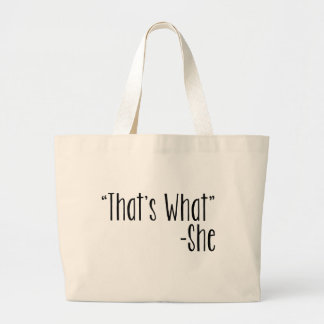 Bolso De Tela Gigante "Es cuáles que" - ella
