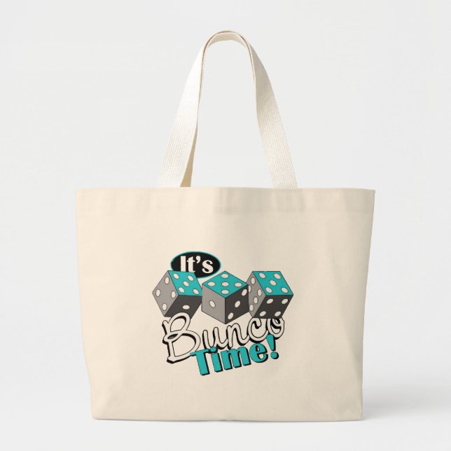 Bolso De Tela Gigante ¡Es hora de Bunco! (Frente)