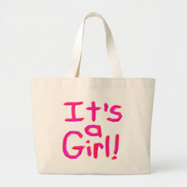 Bolso De Tela Gigante ¡Es un Chica!