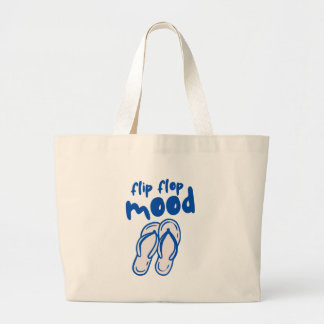 Bolso De Tela Gigante Esbozo azul Audaz Flip Flops Forma de vida diaria