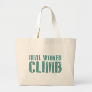 Bolso De Tela Gigante Escalada de mujeres reales