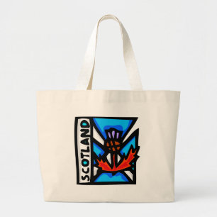 Bolso De Tela Gigante Escocia