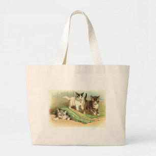 Bolso De Tela Gigante Escondite de los gatitos
