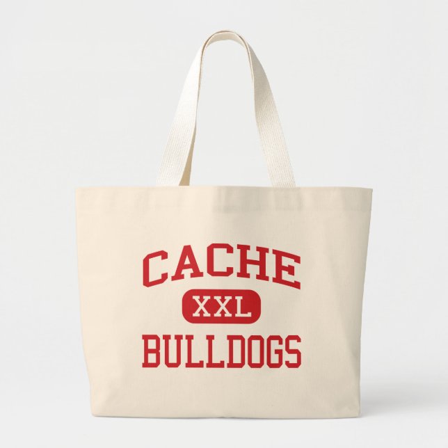 Bolso De Tela Gigante Escondrijo - bulldoges - escuela secundaria - (Frente)