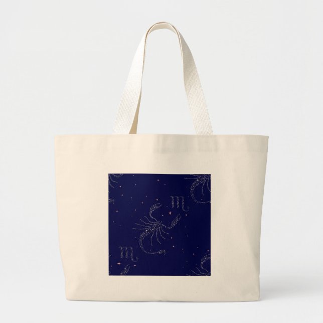 Bolso De Tela Gigante escorpión de estrellas (Frente)