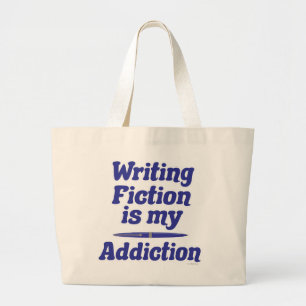 Bolso De Tela Gigante Escribir Ficción Es Diversión De Mi Autor De Adicc