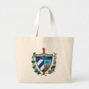 Bolso De Tela Gigante escudo de armas de cuba