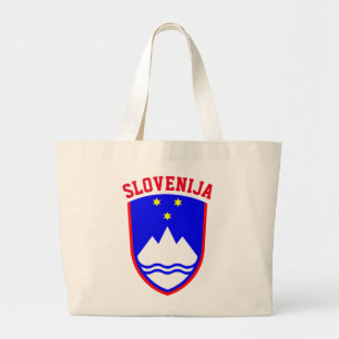 Bolso De Tela Gigante Escudo de armas de ESLOVENIA