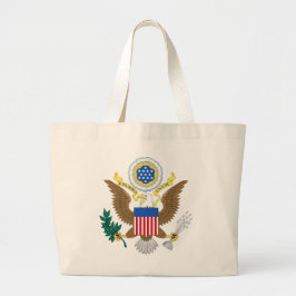 Bolso De Tela Gigante Escudo de armas de los Estados Unidos