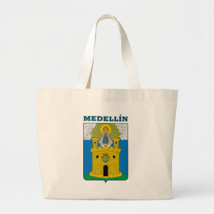 Bolso De Tela Gigante Escudo de armas de Medellín, Colombia