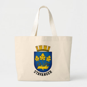 Bolso De Tela Gigante Escudo de armas de Stavanger, Noruega
