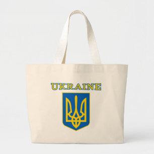 Bolso De Tela Gigante Escudo de armas de Ucrania