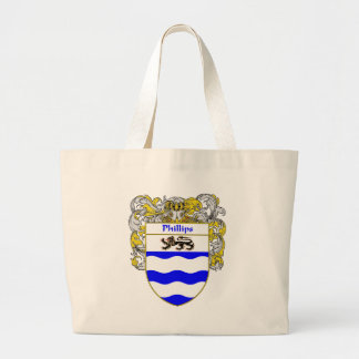 Bolso De Tela Gigante Escudo de armas Phillips (cubierto)