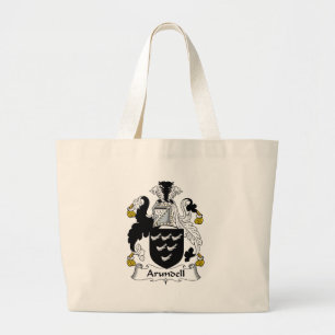 Bolso De Tela Gigante Escudo de la familia de Arundell