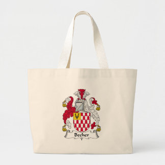 Bolso De Tela Gigante Escudo de la familia de Becher