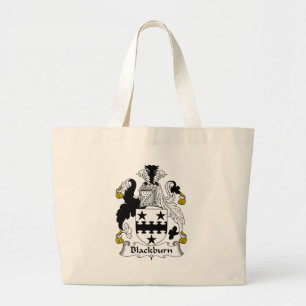 Bolso De Tela Gigante Escudo de la familia de Blackburn