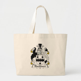 Bolso De Tela Gigante Escudo de la familia de Blackburn