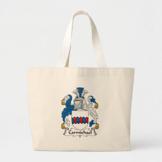 Bolso De Tela Gigante Escudo de la familia de Carmichael