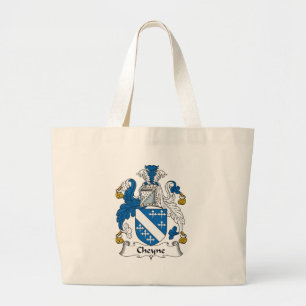 Bolso De Tela Gigante Escudo de la familia de Cheyne