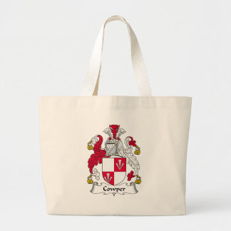 Bolso De Tela Gigante Escudo de la familia de Cowper