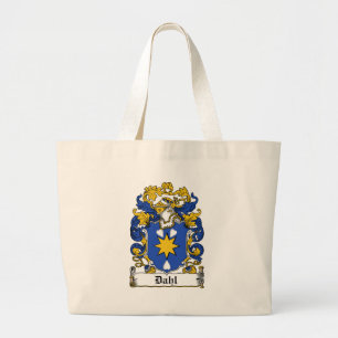 Bolso De Tela Gigante Escudo de la familia de Dahl