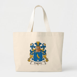 Bolso De Tela Gigante Escudo de la familia de Gagnon