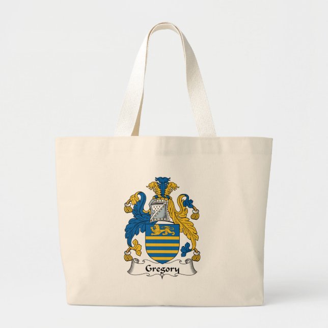 Bolso De Tela Gigante Escudo de la familia de Gregory (Frente)