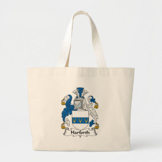 Bolso De Tela Gigante Escudo de la familia de Harforth