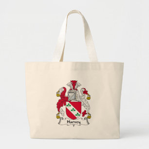 Bolso De Tela Gigante Escudo de la familia de Harvey