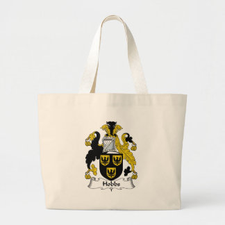 Bolso De Tela Gigante Escudo de la familia de Hobbs
