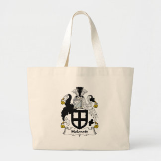 Bolso De Tela Gigante Escudo de la familia de Holcroft