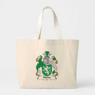 Bolso De Tela Gigante Escudo de la familia de Hume