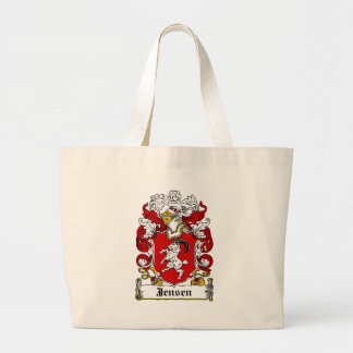 Bolso De Tela Gigante Escudo de la familia de Jensen