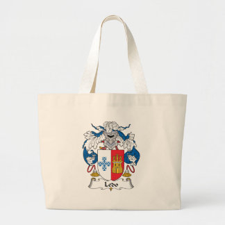 Bolso De Tela Gigante Escudo de la familia de Ledo