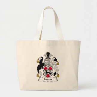 Bolso De Tela Gigante Escudo de la familia de Lomax