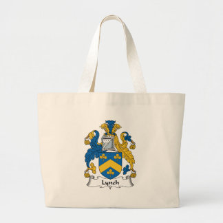 Bolso De Tela Gigante Escudo de la familia de Lynch