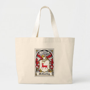 Bolso De Tela Gigante Escudo de la familia de McCarthy
