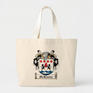 Bolso De Tela Gigante Escudo de la familia de McKeown