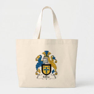 Bolso De Tela Gigante Escudo de la familia de Milne