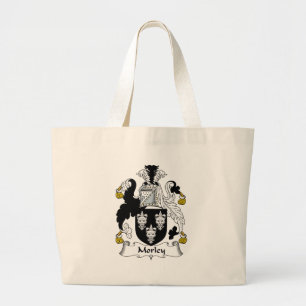 Bolso De Tela Gigante Escudo de la familia de Morley