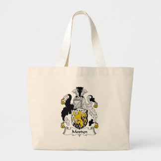 Bolso De Tela Gigante Escudo de la familia de Mostyn