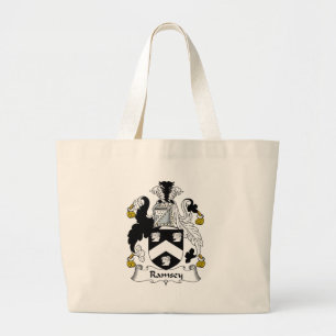 Bolso De Tela Gigante Escudo de la familia de Ramsey