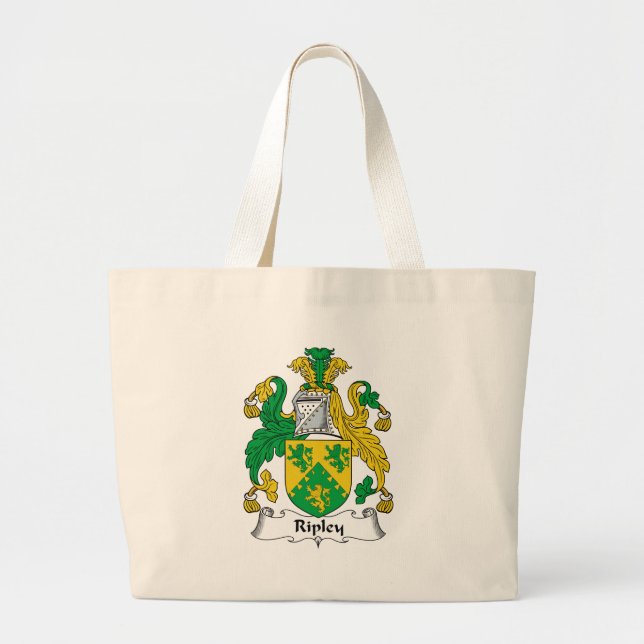 Bolso De Tela Gigante Escudo de la familia de Ripley (Frente)