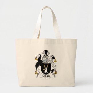 Bolso De Tela Gigante Escudo de la familia de Rodger