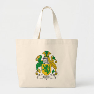 Bolso De Tela Gigante Escudo de la familia de Sutton