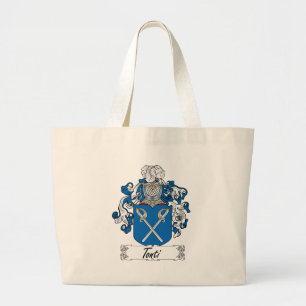 Bolso De Tela Gigante Escudo de la familia de Tonti