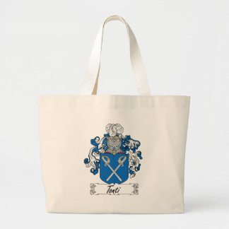 Bolso De Tela Gigante Escudo de la familia de Tonti